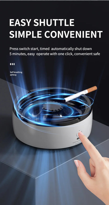 Xiaomi Youpin Air Purifier Ashtray Rechargeable Car Smoking Tank To Remove Second Hand Smoke Odor Sterile Filtration Home New Mi - AMULET RING STORE