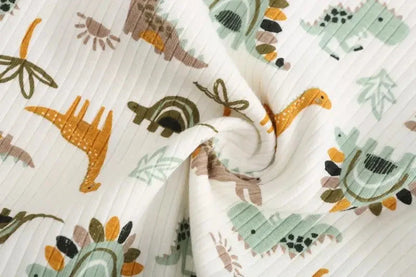 4Pieces Cotton Newborn Bodysuit Print Baby Girl Clothes 0-12M Cartoon Baby Boy Clothes Summer Short Sleeve Romper Bebes - AMULET RING STORE