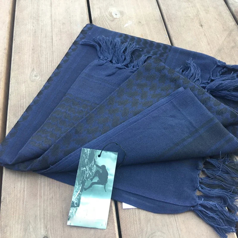 Keffiyeh Tactical Desert Scarf Wrap Shemagh Head Neck Arab Scarf Keffiyeh Scarf Wrap for Men And Women - AMULET RING STORE