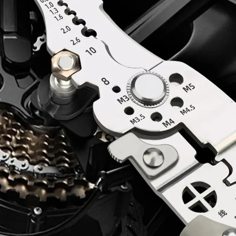 Multifunctional Electrician Pliers, 6-in-1 Wire Stripper Separator, Cutting and Crimping Tool for Cable Repair and Installation - AMULET RING STORE