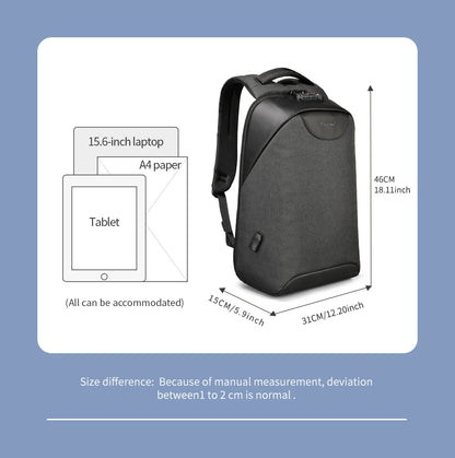 Tigernu Anti Theft Backpacks For Men For Women No Key TSA Lock Backpack 15.6inch Laptop Backpack Schoolbag For Teenager Knapsack - AMULET RING STORE