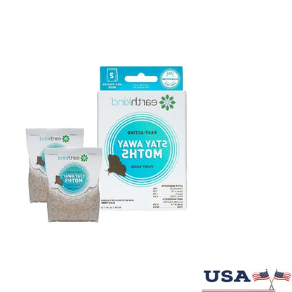 Natural Moth Repellent 5oz 2-Pack Safe Indoor Pest Control Essential Oils Effective Against Pantry Clothing Moths Child Pet - AMULET RING STORE