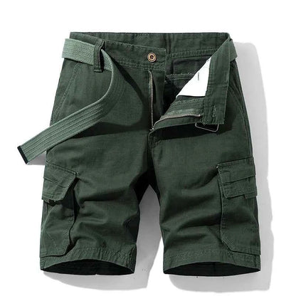 Summer Man Cotton Cargo Shorts Mens Jogger Sport Casual Shorts Male Multi Pocket Streetwear Outdoor Fashion Shorts Pants Trouser