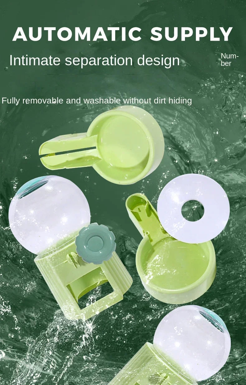 Automatic Dog Cat Feeder Cage Hanging Pet Bowls Pet Water Dispenser Dog Water Bottle Food Container Dispenser Bowl for Cat Dog - AMULET RING STORE