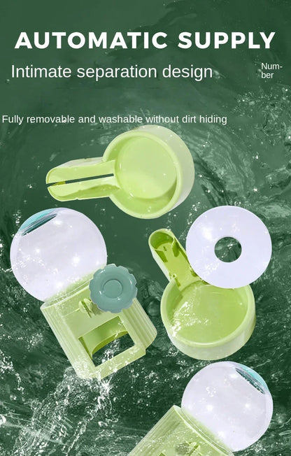 Automatic Dog Cat Feeder Cage Hanging Pet Bowls Pet Water Dispenser Dog Water Bottle Food Container Dispenser Bowl for Cat Dog - AMULET RING STORE