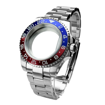 40mm 200m Waterproof NH34 NH35 NH36 Watch Case Accessories for Oyster Band SUB Watch Maker 120clicks BGW9 blue lume Bezel - AMULET RING STORE