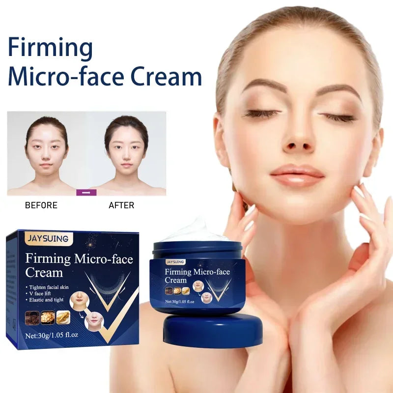 Face-lift Slimming Cream Slimming Firming V-Shape Removal Masseter Muscle Double Chin Face Fat Burning Anti-aging Products 30g - AMULET RING STORE