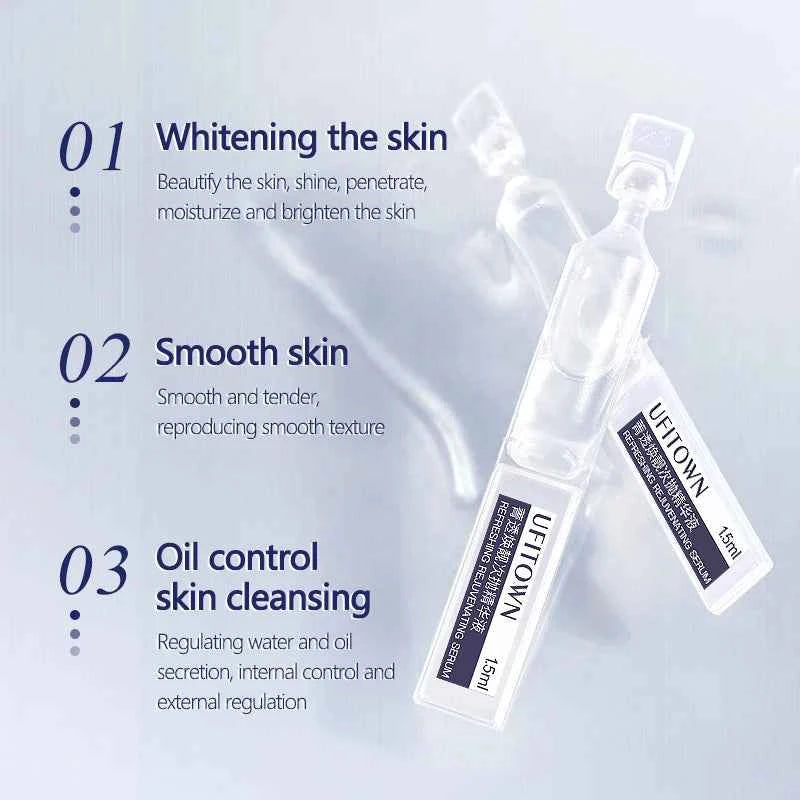 Arbutin Niacinamide Whitening Face Serum Remove Dark Spots Melanin Brighten Shrink Pores  Moisturizing Fade Fine Lines 30Pcs/set