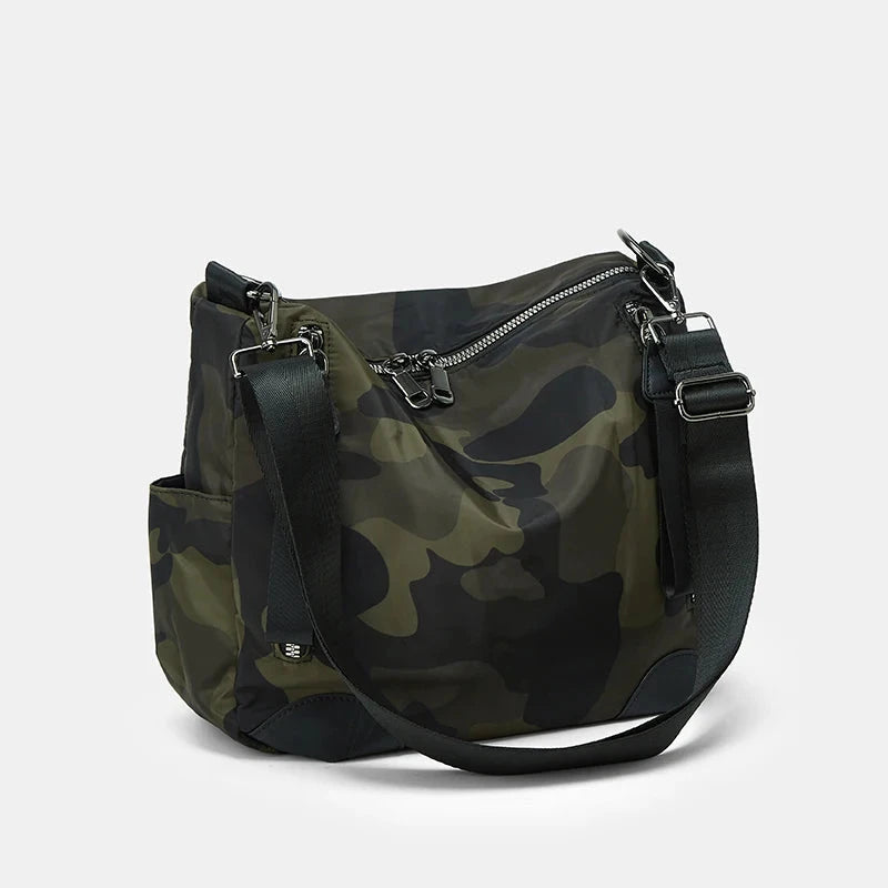 Single-Shoulder Tote Bag; Women's Daily Travel Single-Shoulder Bag; Leisure Camouflage Bag Nylon Crossbody Bag