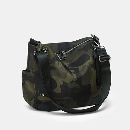 Single-Shoulder Tote Bag; Women's Daily Travel Single-Shoulder Bag; Leisure Camouflage Bag Nylon Crossbody Bag