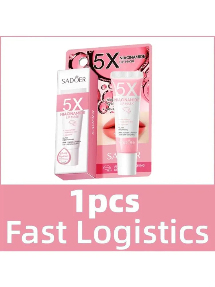 Exfoliating Lip Treatment Mask Gloss - Lightening Melanin Dark Lip Balm Remove Pink Moisturizing Reduce Lip Lines Improve Drynes - AMULET RING STORE