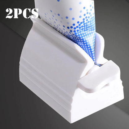1/2pcs Multifunction Toothpaste Tube Squeezer Manual Squeezer Toothpaste Easy Portable Plastic Dispenser Bathroom Accessories - AMULET RING STORE