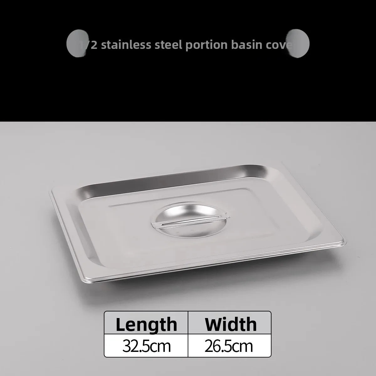 Stainl Steel Rectangular Covered Small Seasoning Box Food Container Thermal Rectangular Basin for Restaurant Kitchen - AMULET RING STORE