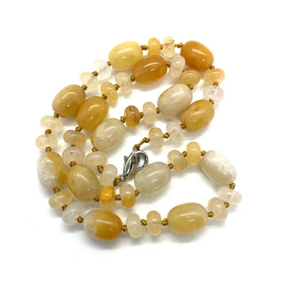 Natural Stone Malachite Lapis Lazuli Agate Necklace 10x14mm Cylindrical Beads 5x9mm Abacus Beads Ladies Necklace about 18 Inches - AMULET RING STORE