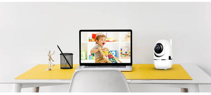 IP Camera Wifi YCC365 Plus Smart Home 1620P HD Surveillance Camera Auto Tracking Night Vision Wireless Indoor Security Camera - AMULET RING STORE