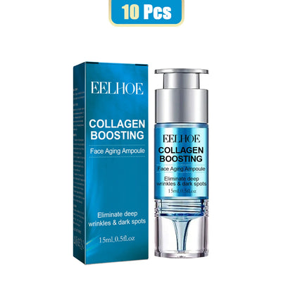 EELHOE Collagen Face Serum Ampoule Centella Anti-Aging Moisturizing Firming Skin Restore Elasticity Fade Fine Lines Skin Care