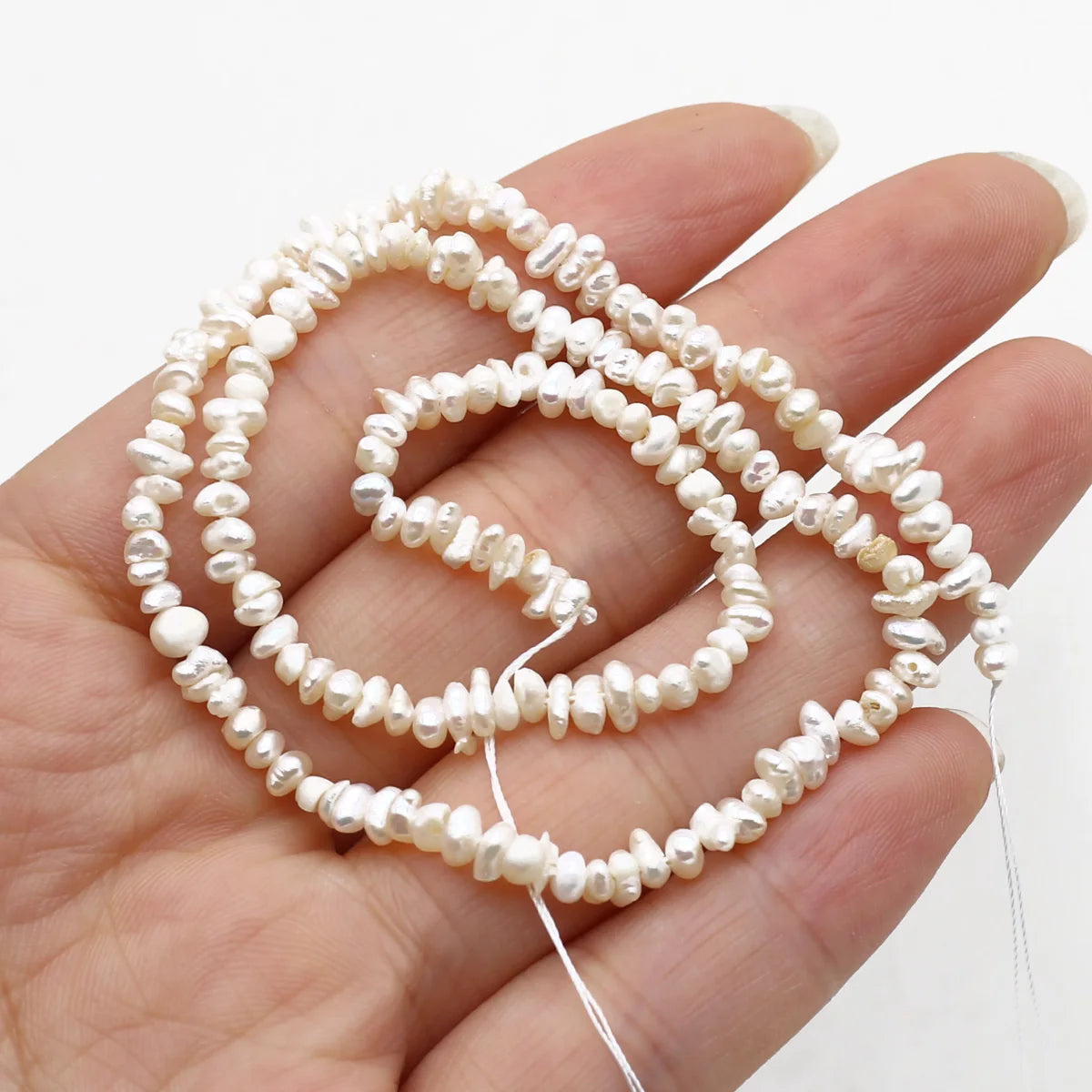 Natural Freshwater Pearls Beaded Irregular Shape Loose Spacer Beads for Jewelry Making Diy Bracelets Necklaces Accessories Gifts