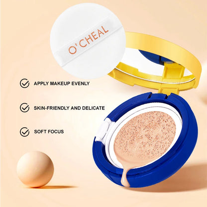 OCHEAL Natural Moisturizing Liquid Foundation Concealer BB Cream Air Cushion Whitening Oil-control Makeup Cosmetics BB Cream - AMULET RING STORE