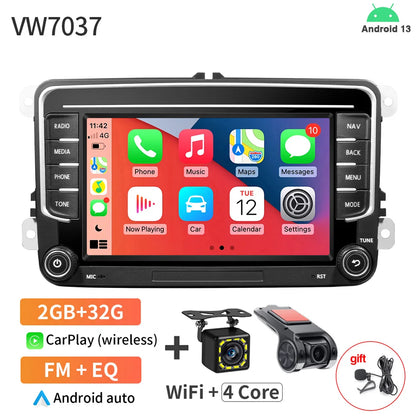 7inch Car Radio CarPlay Android Auto for Volkswagen VW Passat B6 B7 CC Tiguan Touran GOLF POLO CarPlay 7inch 2+32GB / 4+64GB - AMULET RING STORE