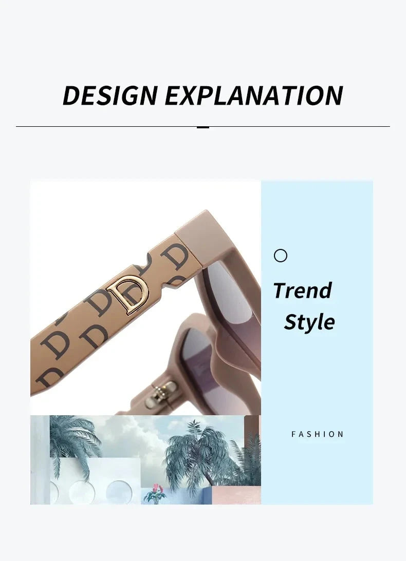 VAKA Fashion Brand Designer UV400 Sunglasses Women Men New Trendy Square Sun Glasses Female Vintage Gafas De Sol Eyeglasses