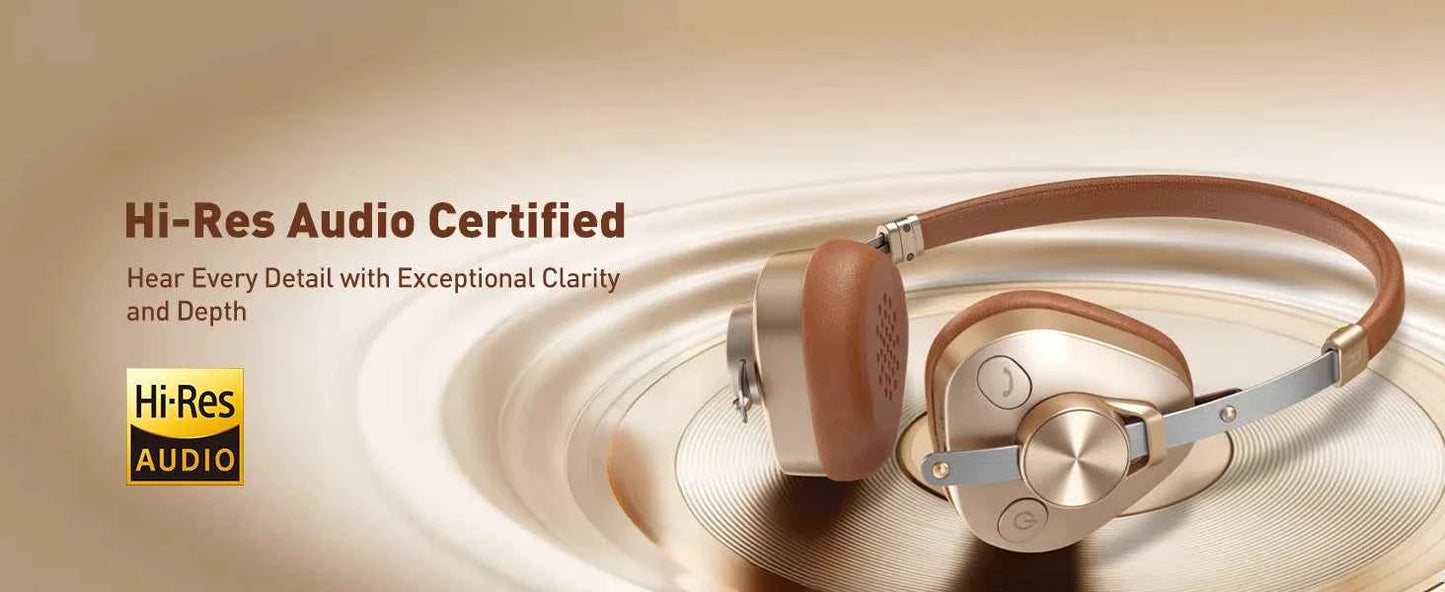 OneOdio F4 Wireless Headphones dual-device connection Vintage Headphones 50H Playtime