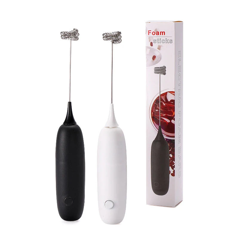 Milk Drink Coffee Whisk Mixer Electric Egg Beater Frother Foamer Mini Handle Stirrer Practical Blender Kitchen Cooking Tool - AMULET RING STORE