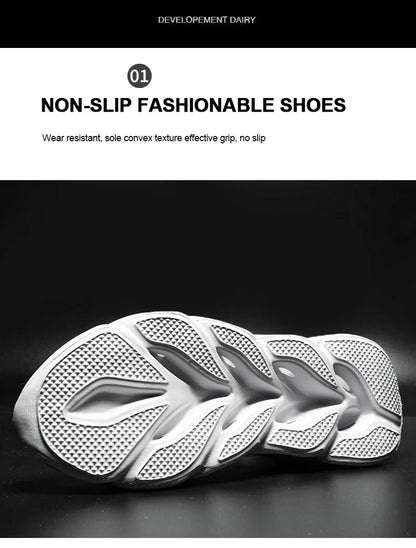 Men Shoes Comfortable Sneakers Breathable Running Shoes For Women Mesh Tennis Sports Shoes Outdoor Air Waling Casual - AMULET RING STORE