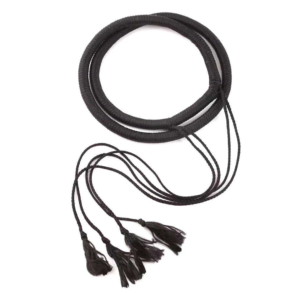 55x55 Inch Arab Shemagh Muslim Keffiyeh Head Wrap Scarf for Men Women Tactical Desert Scarf Neck Headwear, Aqel Rope - AMULET RING STORE