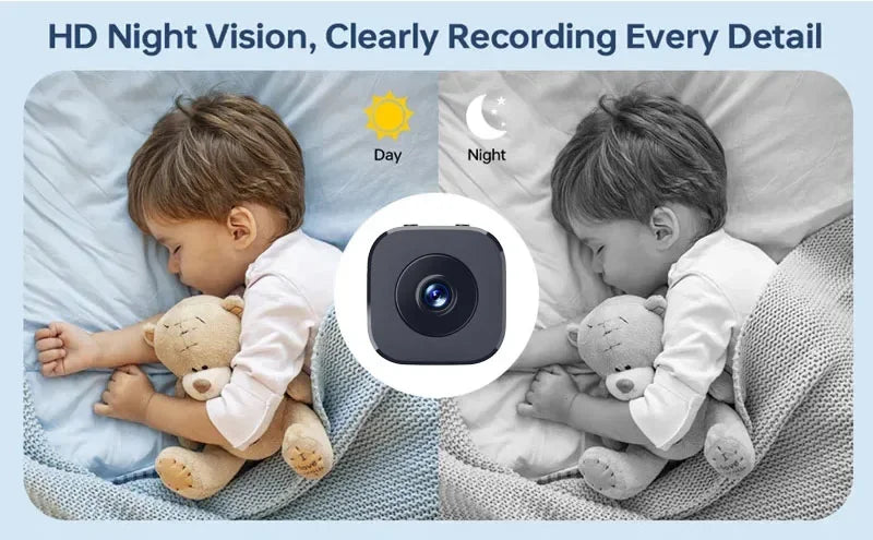 1920 * 1080P Mini HD Camera WiFi Wireless Monitoring Security Protection Remote Monitor Camcorders Video Surveillance Smart Home - AMULET RING STORE