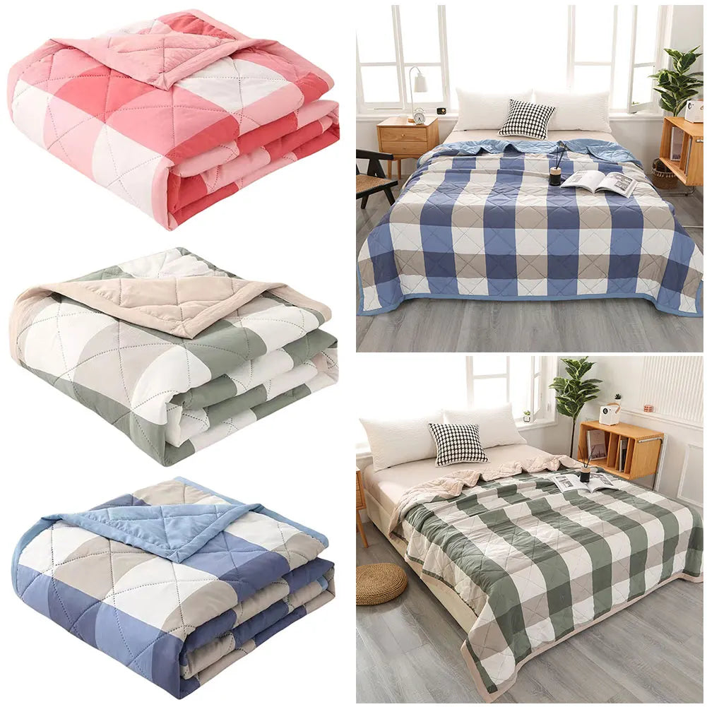 Summer Blanket Lightweight Air Condition Comforter Sofa Blanket