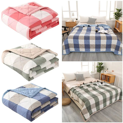 Summer Blanket Lightweight Air Condition Comforter Sofa Blanket
