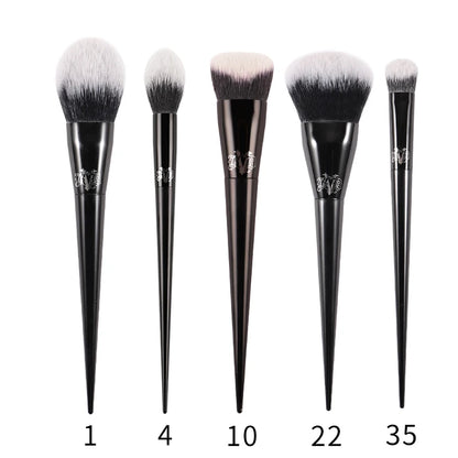 Kat Von D Makeup Brush Set & Kit Foundation Blush Highlight Concealer Powder Sculpting Eyeshadow Brush KVD Brand Makeup Brush - AMULET RING STORE