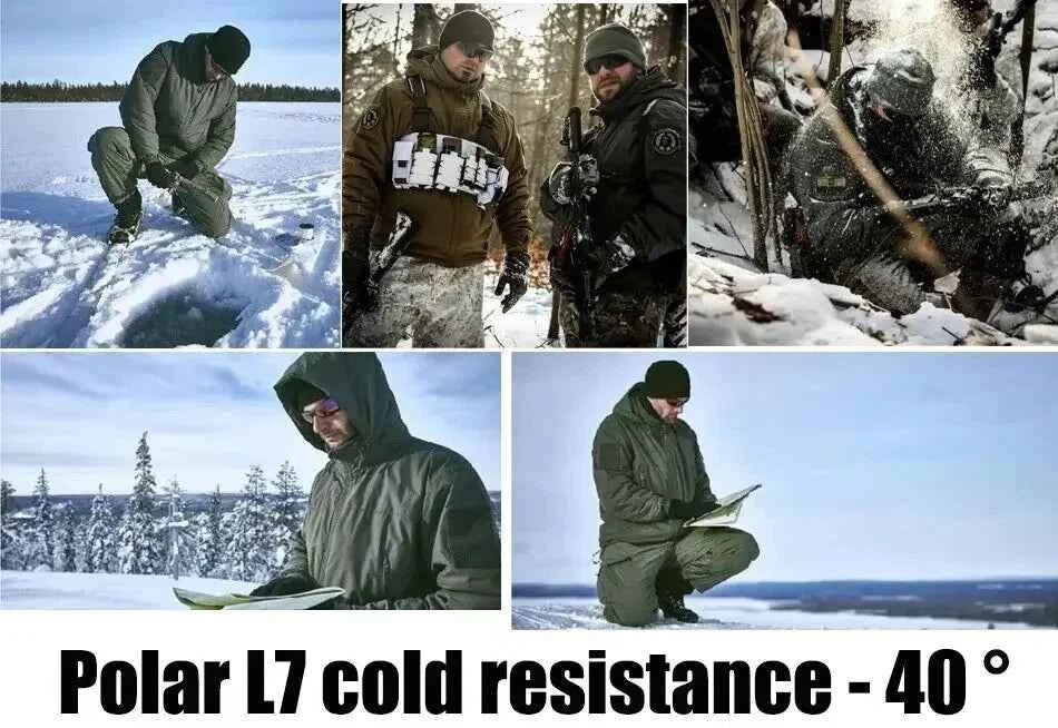 Winter Jacket Tactical Down Jackets for Men Winter Warm Waterproof Windbreakers Hunting Hiking Parkas Coat