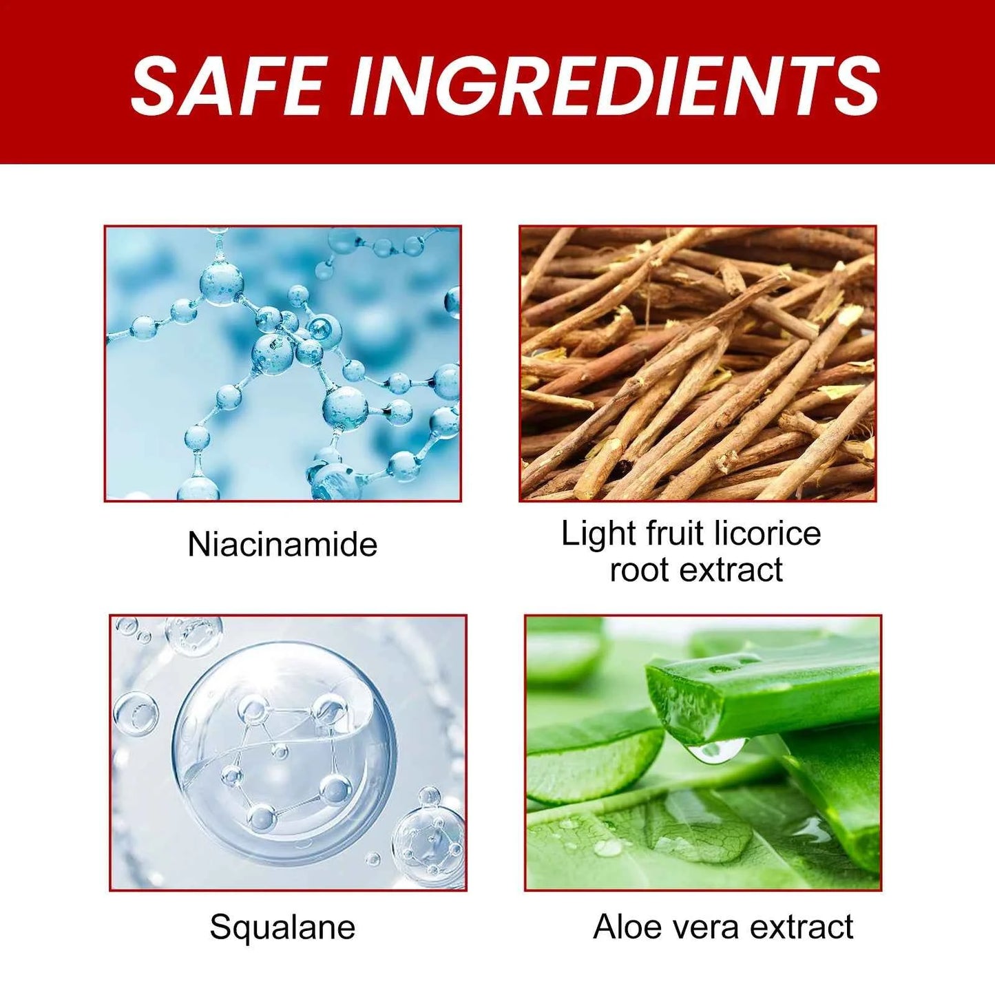 Ouhoe 20g Niacinamide Dark Spots Remover Cream Lighten Melanin Improve Dullness Brighten Skin Tone Smooth Face Repairing Cream