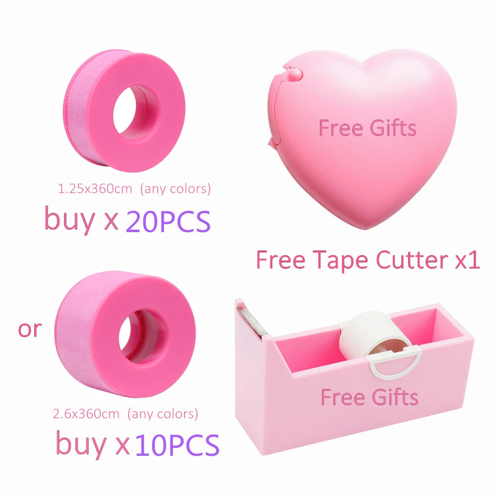 Silicone Gel Tape for Cilia Padding for Lashes Extensions Sensitive Skin Pads 11 Colors Hydrogel Patches for Eyelashes Makeup - AMULET RING STORE