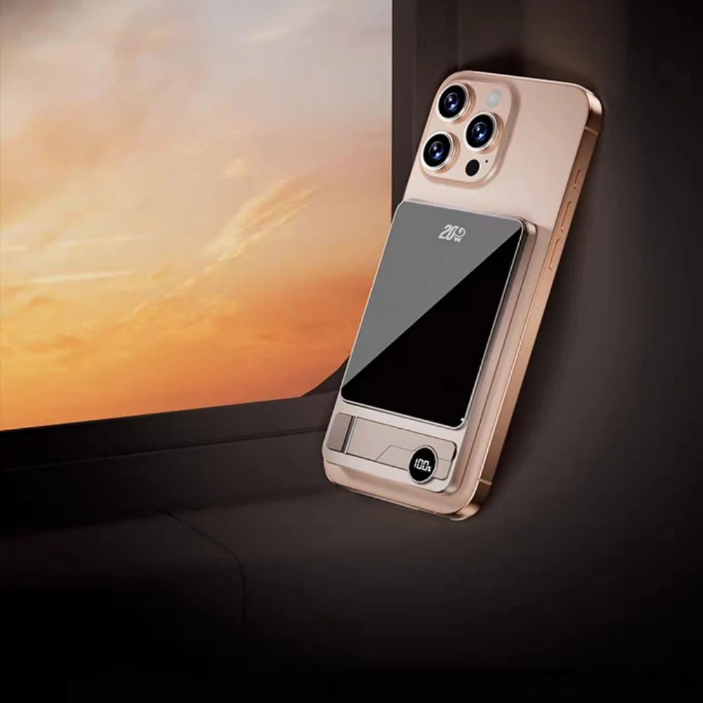 Ultra Slim 10000mAh Magnetic Power Bank CCC Certified Fast Charger for iPhone Watch Wireless Portable Battery For Samsung - AMULET RING STORE