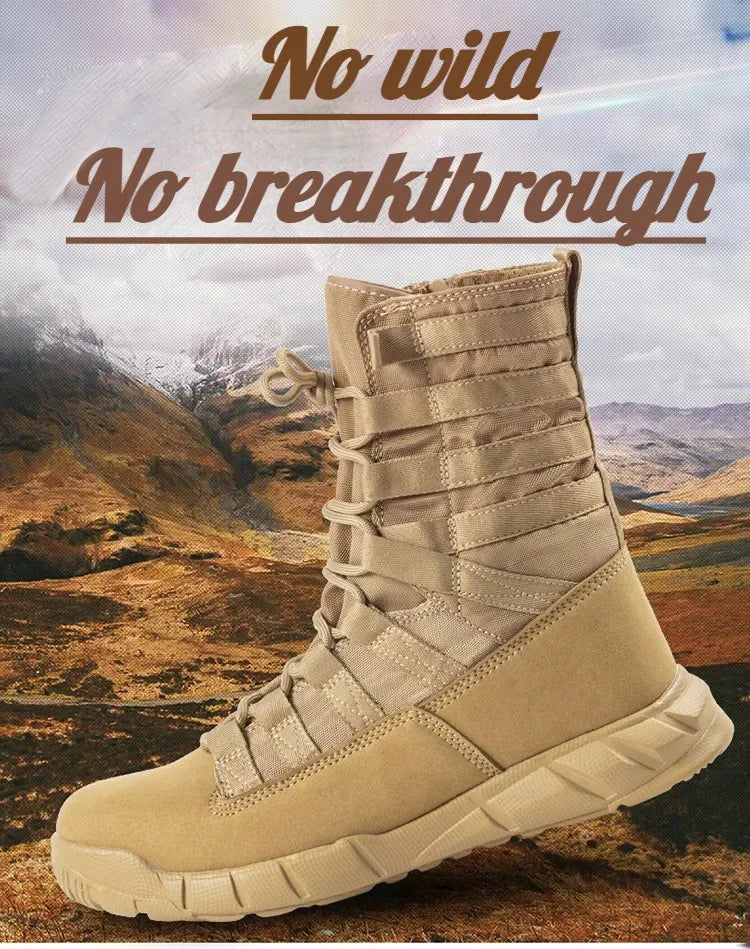 Combat Boot Green Desert Brown Boot Lightweight Training Boots Hiking Boots For Man Tactical Boots Bota Masculina