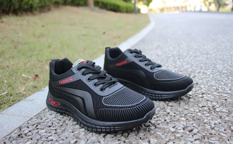 New men's shoes Breathable lightweight fashion shoes casual running shoes platform sports shoes sneakers - AMULET RING STORE