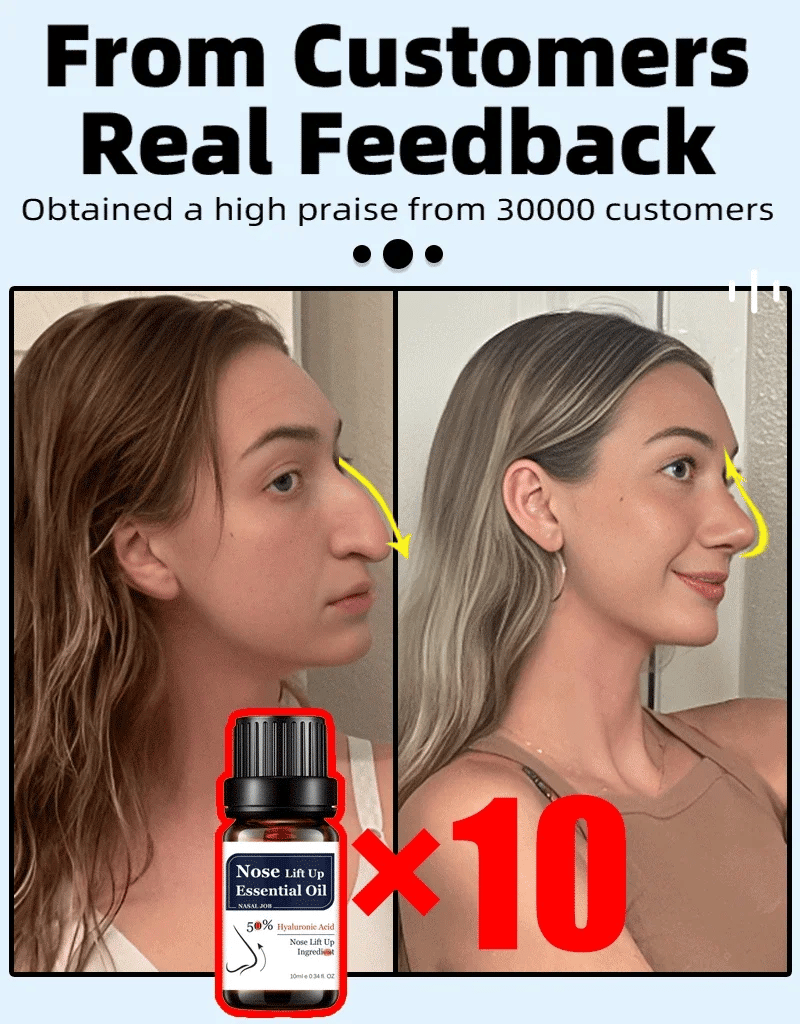 Nose Massage Essential Oil Up Heighten Rhinoplasty Firming For Moisturizing Nose Serum Reshape Natural Face Beauty Care Products - AMULET RING STORE