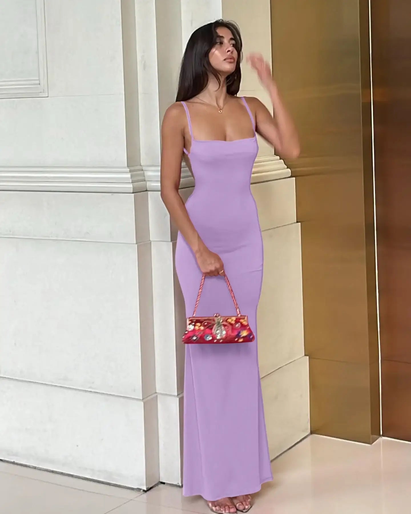 Dulzura Women Party Club Evening Streetwear Birthday Bodycon Long Dress 2025 Summer Clothes Wholesale Items For Business D321165 - AMULET RING STORE