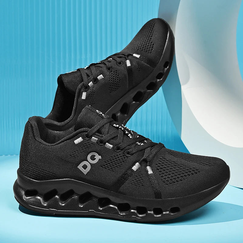 Leisure plus Size Men's Shoes39-45 Fashion Cushioned Running Shoes Sports Trend Gray Green White Black Breathable Comfortable - AMULET RING STORE