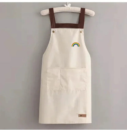 Waterproof and antifouling large pocket hotel restaurant coffee shop Western food Western pastry work clothes apron - AMULET RING STORE