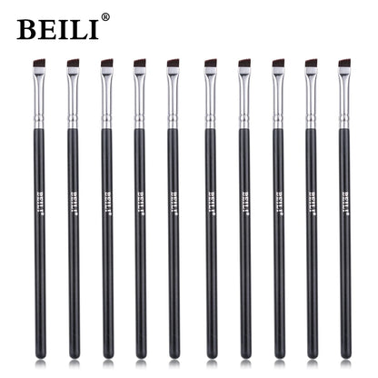 BEILI Ultra Thin Eyebrow Makeup Brush Set For Professional Eyeliner Eyelash Concealer Detail Brushes Make up Beauty Product - AMULET RING STORE