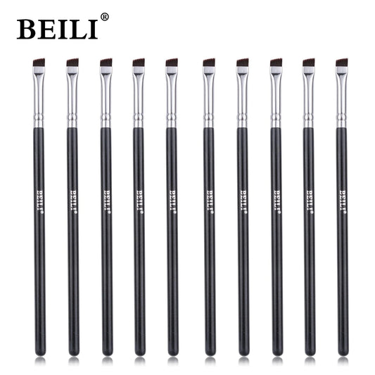 BEILI Ultra Thin Eyebrow Makeup Brush Set For Professional Eyeliner Eyelash Concealer Detail Brushes Make up Beauty Product - AMULET RING STORE