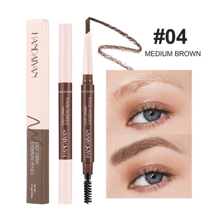 Eyebrow Cosmetics Pencil Waterproof Double-headed Eyebrow Tattoo Natural Long Lasting Makeup Paint Wild Eyebrow Pencil - AMULET RING STORE