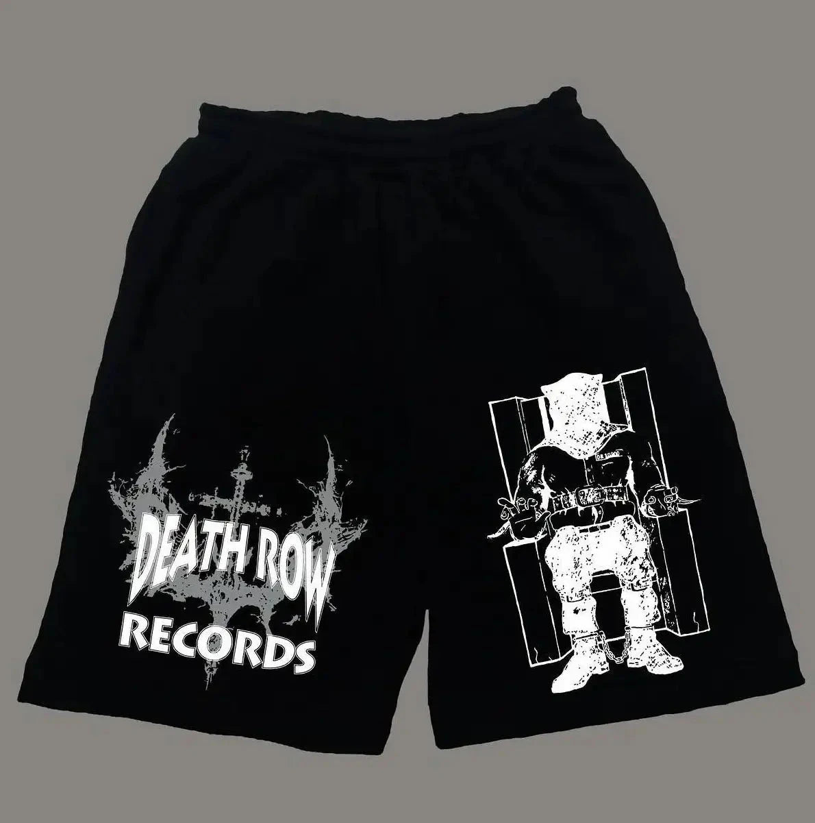 Y2K Vintage Gym Shorts Men Women Sports Low Waist Distressed Design Cotton Blend Quick Dry Athletic Wear Retro Street Style