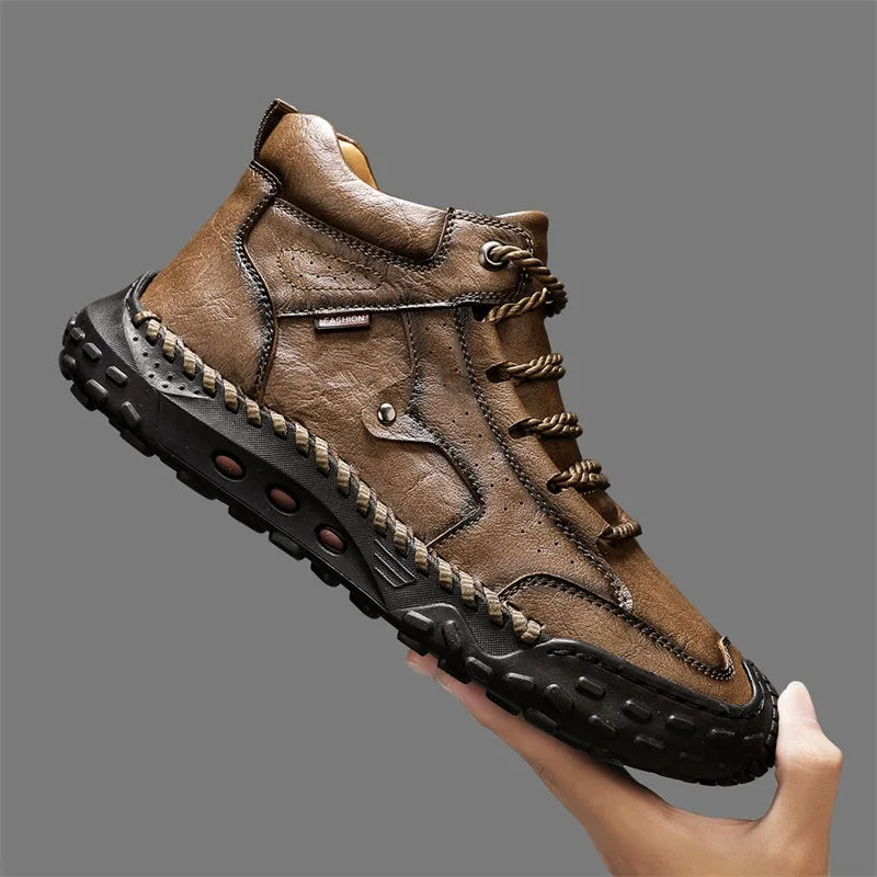 New Non-slip Mens Casual Leather Business Shoes