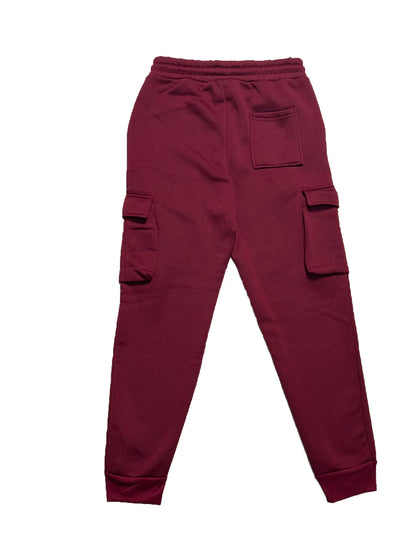 New autumn and winter velvet men's casual overalls multi-pocket pants large size sports casual trousers