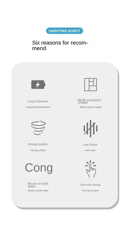 Intelligent Robot Cleaner USB Three in One Sweeping and Mopping Robot Cleaner Kitchen Robots Electric Floor Mop Home Appliance - AMULET RING STORE