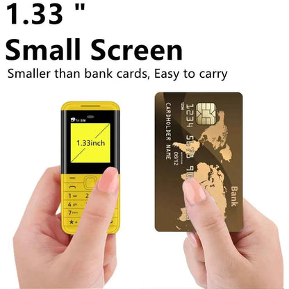 SERVO BM5310 3 SIM Card 3 Standby Mini Mobile Phone Auto Call Recorder Bluetooth Dial Speed Dial Magic Voice 1.3" Small Phone